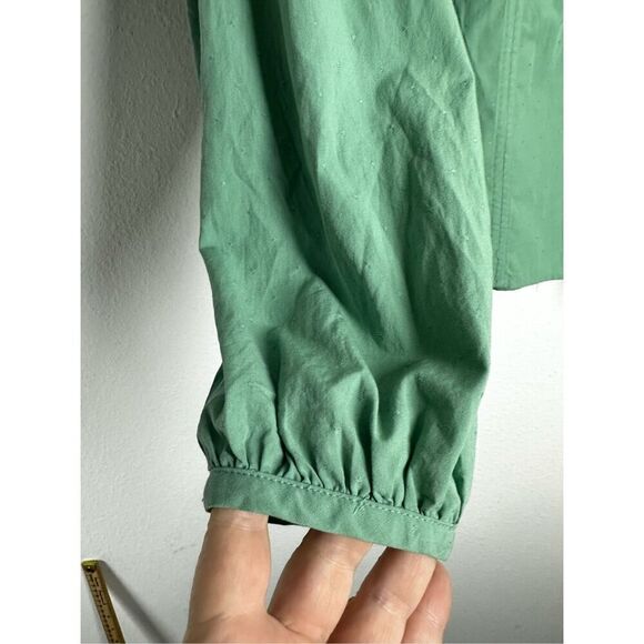UNIVERSAL THREAD Bohemian Women’s Blouse SIZE XXL GREEN TIE Neck Prairie - Picture 3 of 14